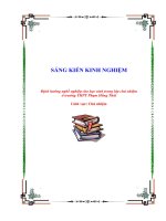 (SKKN mới NHẤT) định hướng nghề nghiệp cho học sinh trong lớp chủ nhiệm ở trường THPT phạm hồng thái 