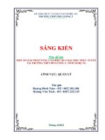 SKKN MỘT SỐ GIẢI PHÁP NÂNG CAO HIỆU QUẢ DẠY HỌC TRỰC TUYẾN TẠI TRƯỜNG THPT ĐÔ LƯƠNG 3, TỈNH NGHỆ AN