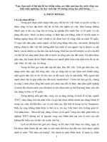 SKKN lựa chọn một số bài tập bổ trợ nhằm nâng cao hiệu quả dạy học môn nhảy cao kiểu nằm nghiêng cho học sinh lớp 10 trường trung học phổ thông 