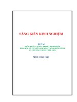 SKKN điểm KHÁC cơ bản TRONG DANH PHÁP hóa học vô cơ GIỮA CHƢƠNG TRÌNH HIỆN HÀNH và CHƢƠNG TRÌNH THPT mới  