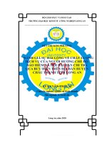 ĐÁNH GIÁ SỰ HÀI LÒNG VỀ CHẤT LƯỢNG DỊCH VỤ CỦA NGƯỜI HƯỞNG CHẾ độ  BẢO HIỂM XÃ HỘI DÀI HẠN CHI TRẢ QUA BƯU ĐIỆN TRÊN địa BÀN HUYỆN CHÂU THÀNH TỈNH LONG AN 