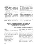 Đặc điểm dịch tễ học lâm sàng và xét nghiệm của 71 trường hợp nhiễm khuẩn tiết niệu do E.Coli tại Bệnh viện Sản - Nhi Nghệ An