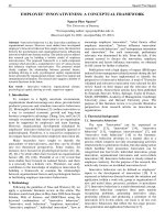 Employee’ innovativeness: A conceptual framework