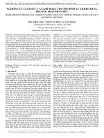 Nghiên cứu giảm sức cản khí động cho mô hình xe Ahmed bằng phương pháp phun đều