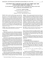 Giải pháp công nghệ để giảm tiêu hao nhiên liệu cho ô tô sử dụng hộp số tự động AT