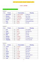 Bài tập tiếng Anh 6 sách i learn smart worl