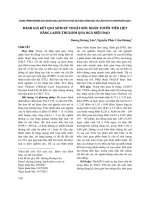 Đánh giá kết quả sớm kỹ thuật bóc nhân tuyến tiền liệt bằng laser Thulium qua ngả niệu đạo