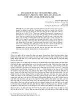 Dẫn liệu bước dầu về thành phần loài, sự phân bố và phương thức sống của nấm lớn ở huyện Cam Lộ, tỉnh Quảng Trị