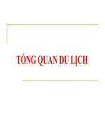 Bài giảng Tổng quan du lịch (6 chương)