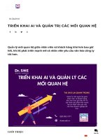 Triển khai AI và quản trị các mối quan hệ  > dr.sme.edu