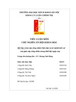 TIỂU LUẬN môn CHỦ NGHĨA xã hội KHOA học đề tài giai cấp công nhân hiện đại và sứ mệnh lịch sử của giai cấp công nhân trong thời đại ngày nay 