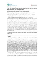 Phân tích diễn biến hình thái đáy sông Gò Gia – huyện Cần Giờ dưới ảnh hưởng của nước biển dâng