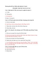 Trắc nghiệm về tác giả Lỗ Tấn