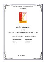 ĐỒ ÁN MÔN HỌC ĐỀ TÀI THIẾT KẾ VÀ ĐIỀU KHIỂN ROBOT BA BẬC TỰ DO