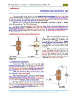 Bài giảng Điện tử 1: Phần 2 - Trường ĐH Công nghệ Sài Gòn