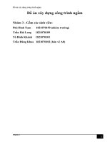 Đồ án xây dựng công trình ngầm đề tài thiết kế thi công cho đường lò vận tải với thời gian tồn tại là 30 năm