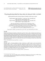 Ứng dụng phương pháp Học tăng cường xây dựng mô hình xe tự hành