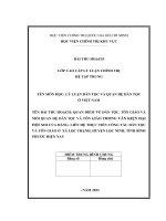 tiểu luận cao cấp chính trị quan điểm của đảng về dân tộc, tôn giáo và mối quan hệ dân tộc tôn giáo trong nghị quyết đại hội XIII  liên hệ thực tiễn công tác dân tộc, tôn giáo ở xã lộc thạnh, huyện lộc ninh, tỉnh bình phước