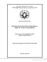 Truyện ngắn nguyễn công hoan – nhìn từ tâm lí đám đông 
