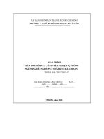 Giáo trình Lý thuyết nghiệp vụ phòng (Ngành: Nghiệp vụ nhà hàng khách sạn - Trung cấp) - Trường Cao đẳng Bách khoa Nam Sài Gòn