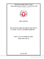 Bút pháp hậu hiện đại trong 