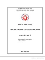 Thơ bút tre nhìn từ góc độ diễn ngôn 