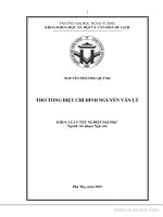 Thơ tống biệt chí đình nguyễn văn lý 