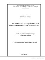 Giao thoa giữa văn học và điện ảnh trong tôi thấy hoa vàng trên cỏ xanh 