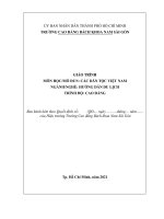Giáo trình Các dân tộc Việt Nam (Nghề: Hướng dẫn du lịch - Cao đẳng) - Trường Cao đẳng Bách khoa Nam Sài Gòn