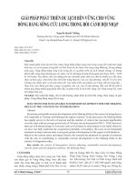 Giải pháp phát triển du lịch bền vững cho vùng đồng bằng sông Cửu Long trong bối cảnh hội nhập