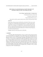 Hiện trạng và giải pháp quản lý chất thải rắn y tế tại một số trung tâm y tế ở tỉnh Trà Vinh