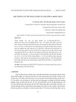 Đặc trưng lưu trữ năng lượng của hệ gốm (1-x)BNKT-xBCZT