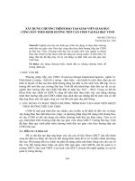 Xây dựng chương trình đào tạo giáo viên giáo dục công dân theo định hướng tiếp cận CDIO tại Đại học Vinh