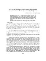 Một số mô hình đào tạo giáo viên trên thế giới và giải pháp đổi mới đào tạo giáo viên ở Việt Nam