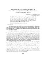 Định hướng dạy học theo hướng tiếp cận phát triển năng lực cho sinh viên ngành sư phạm của trường Đại học Phú Yên