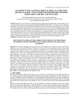 Giải pháp nâng cao hoạt động tự học của sinh viên trường đại học công nghiệp thành phố hồ chí minh trong bối cảnh học tập suốt đời