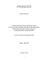 (LUẬN văn THẠC sĩ) sử dụng bài tập lịch sử nhằm rèn luyện kỹ năng tự học cho học sinh trung học phổ thông (vận dụng khóa trình lịch sử thế giới cận đại lớp 11, trung học phổ thông, chương trình chuẩn)   