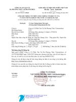 CÔNG TY CỔ PHẦN VẬN TẢI ĐA PHƯƠNG THỨC VIETRANSTIMEX. Đại hội đồng cổ đông thường niên năm 2022