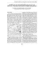 Nghiên cứu xây dựng bản đồ ngập lụt lưu vực sông Cái – Ninh Hòa trong bối cảnh biến đổi khí hậu