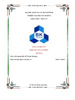 BÁO cáo đồ án 1 THIẾT kế CUNG cấp điện xác ĐỊNH PHỤ tải TÍNH TOÁN CHIẾU SÁNG, tủ ĐỘNG lực 