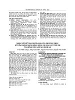 Nhận xét kết quả ngắn hạn của phương pháp bít ống động mạch bằng dụng cụ qua da ở trẻ em tại Bệnh viện Sản nhi Nghệ An