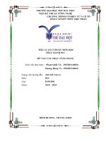 TIỂU LUẬN CUỐI kỳ môn học THỰC HÀNH PLC đề tài cẩu TRỤC NÂNG HÀNG 