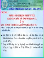 Bài giảng Lý thuyết ô tô: Chương 5 - Trường CĐ Công nghệ