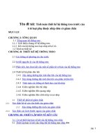 Hệ thống treo trước loại phụ thuộc nhíp đơn có giảm chấn