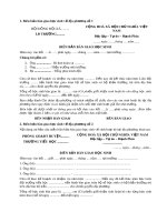 Mẫu Biên bản bàn giao học sinh