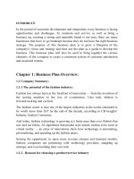 Đồ án: Phân tích chiến lược kinh doanh và thiết kế website cho nhãn hàng thời trang