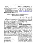 Khảo sát tính sinh bệnh của đột biến gen SCN5A trong hội chứng Brugada