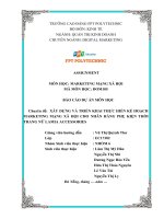 Chuyên đề XÂY DỰNG VÀ TRIỂN KHAI THỰC HIẾN KẾ HOẠCH MARKETING MẠNG XÃ HỘI CHO NHÃN HÀNG PHỤ KIỆN THỜI TRANG NỮ LAMIA ACCESSORIES