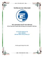 TIỂU LUẬN ĐÁNH GIÁ KẾT THÚC MÔN HỌC Đề tài Pháp luật quyền tiếp cận thông tin công dân Việt Nam