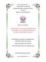 TIỂU LUẬN CUỐI KỲ SỰ PHÁT TRIỂN CỦA CHỦ NGHĨA XÃ HỘI TRONG GIAI ĐOẠN TRƯỚC VÀ SAU CÁCH MẠNG THÁNG TÁM VẬN DỤNG VÀ PHÁT TRIỂN Ở VIỆT NAM